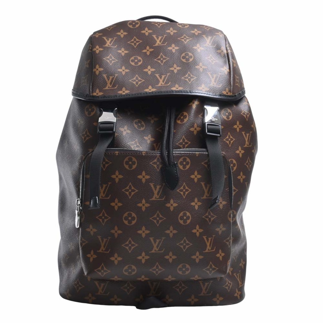 レディースLOUIS VUITTON ルイヴィトン モノグラム マカサー ザック バックパック リュックサック M43422 ブラウン by