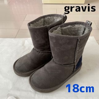 グラビス(gravis)のgravis ムートンブーツ　18cm(ブーツ)