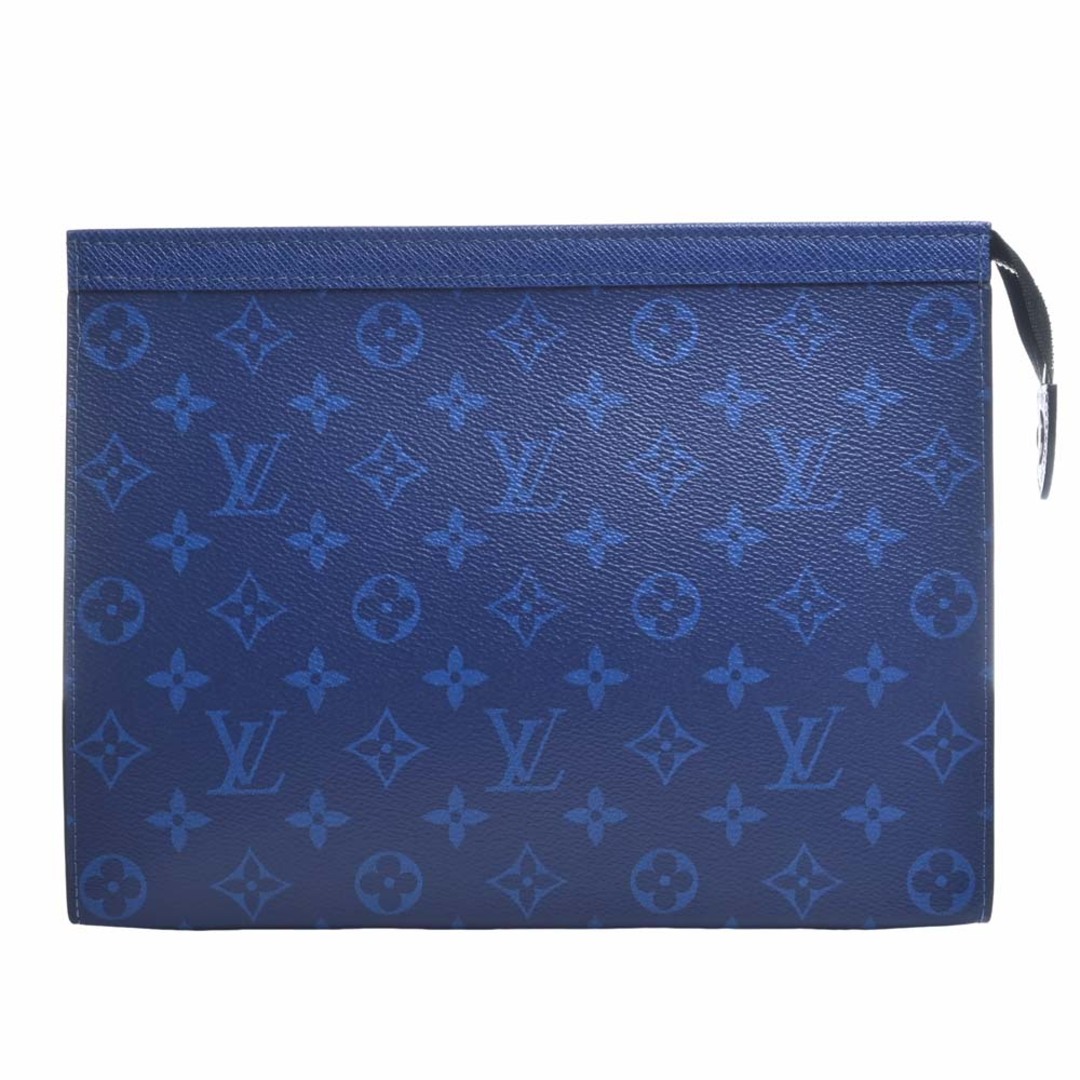 メンズLOUIS VUITTON ルイヴィトン エクリプス タイガラマ ポシェット ヴォワヤージュMM クラッチバッグ セカンドバッグ M30423 ブルー by