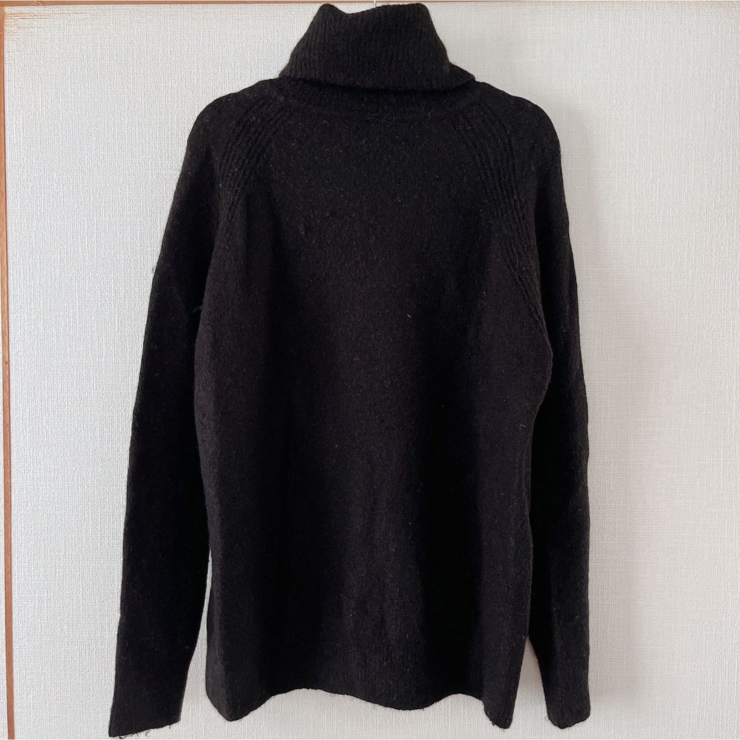 【無印良品】ヤク混ブークレーニット タートルネックセーター