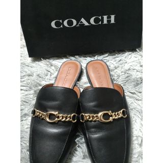 コーチ　COACH サンダル　スリッポン　バブーシュ　ローファー(ローファー/革靴)