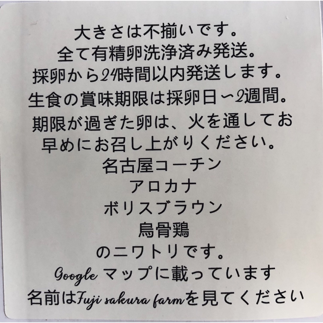 40個放し飼い卵 食品/飲料/酒の食品(その他)の商品写真