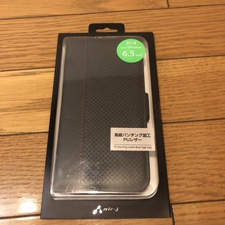 Air-J iPhoneXS Max専用 PUレザー手帳型ケース AC-P18L(モバイルケース/カバー)