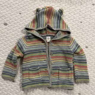 ベビーギャップ(babyGAP)のbaby  GAP  カーディガン　パーカー　12-18monthe（80cm）(ジャケット/コート)