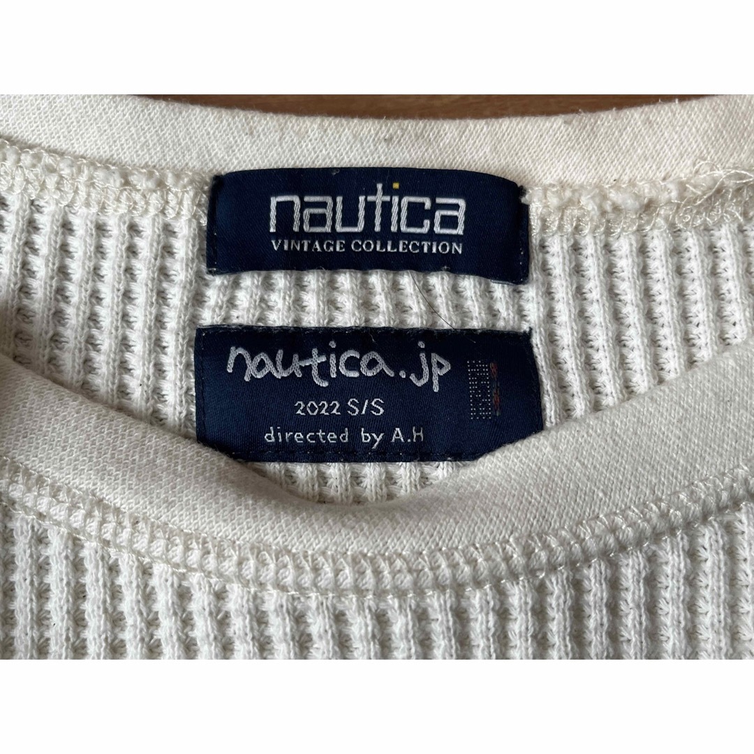 NAUTICA(ノーティカ)のNAUTICA/ノーティカ “TOO HEAVY” オーバーサイズワッフル メンズのトップス(Tシャツ/カットソー(七分/長袖))の商品写真