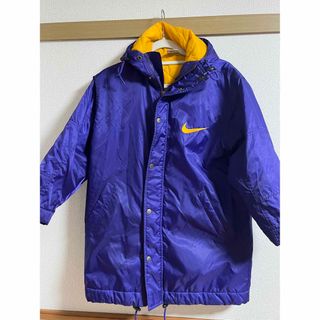 ナイキ(NIKE)のナイキ 銀タグ ナイロンジャケット 紫 USA製　黄色　銀タ90s ビッグロゴ(ナイロンジャケット)