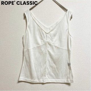 ロペ(ROPE’)のst199 ROPE' CLASSIC タンクトップ ノースリーブカットソー 白(タンクトップ)