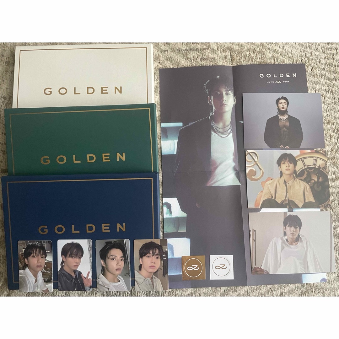 BTS ジョングク アルバム GOLDEN 3形態セット