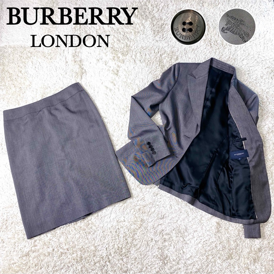 BURBERRY - 【美品】バーバリー ロンドン スカート スーツ ...