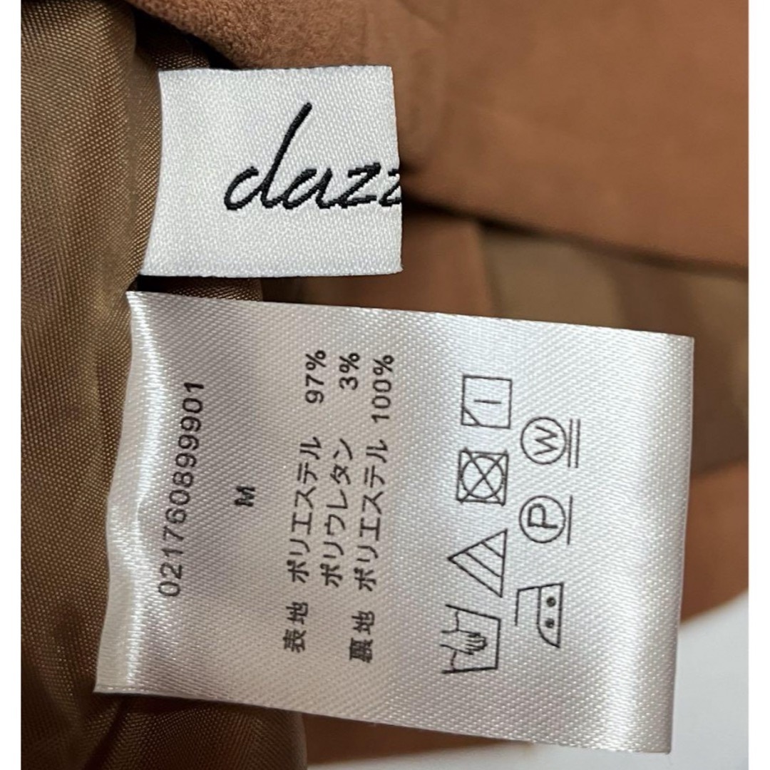 dazzlin(ダズリン)のdazzlinブラウンミニスカート レディースのスカート(ミニスカート)の商品写真
