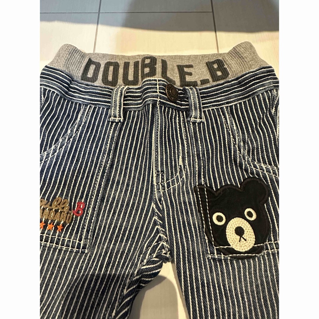 DOUBLE.B(ダブルビー)のミキハウス　タブルｂ　DOUBLE_B パンツ キッズ/ベビー/マタニティのキッズ服男の子用(90cm~)(パンツ/スパッツ)の商品写真