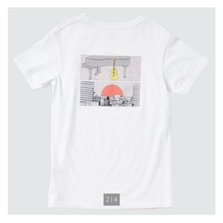 ユニクロ(UNIQLO)の週末特別割引白140希少 完売品YOASOBI ユニクロ tシャツ(ミュージシャン)