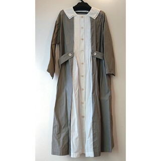 ジェーンマープル(JaneMarple)のジェーンマープル☆Material MIX coat dress(トレンチコート)