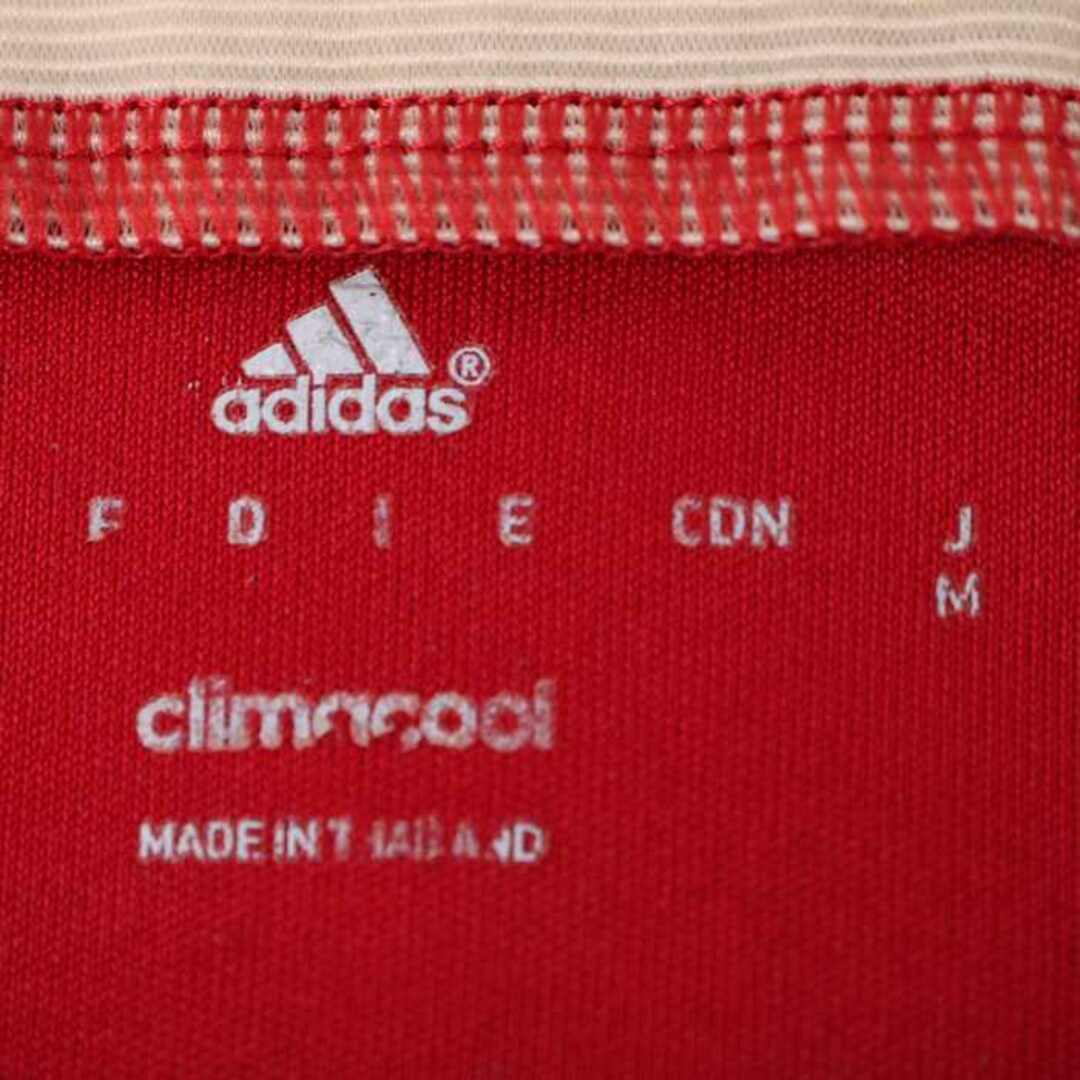 adidas(アディダス)のアディダス 半袖Tシャツ イニエスタ サッカー ユニフォーム クライマクール メンズ Mサイズ レッド×ゴールド adidas メンズのトップス(Tシャツ/カットソー(半袖/袖なし))の商品写真