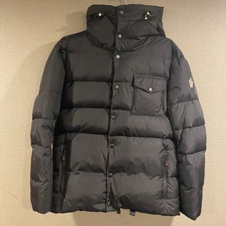 MONCLER モンクレール MAGLION TRICOT CARDIGAN アームニット切り替えナイロンジップアップダウンジャケット ブラック