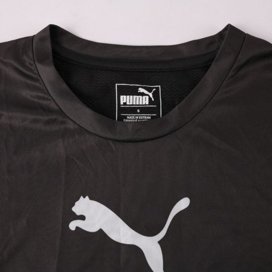 PUMA(プーマ)のプーマ 半袖Tシャツ ロゴT スポーツウエア メッシュ メンズ Sサイズ ブラウン×ブラック PUMA メンズのトップス(Tシャツ/カットソー(半袖/袖なし))の商品写真