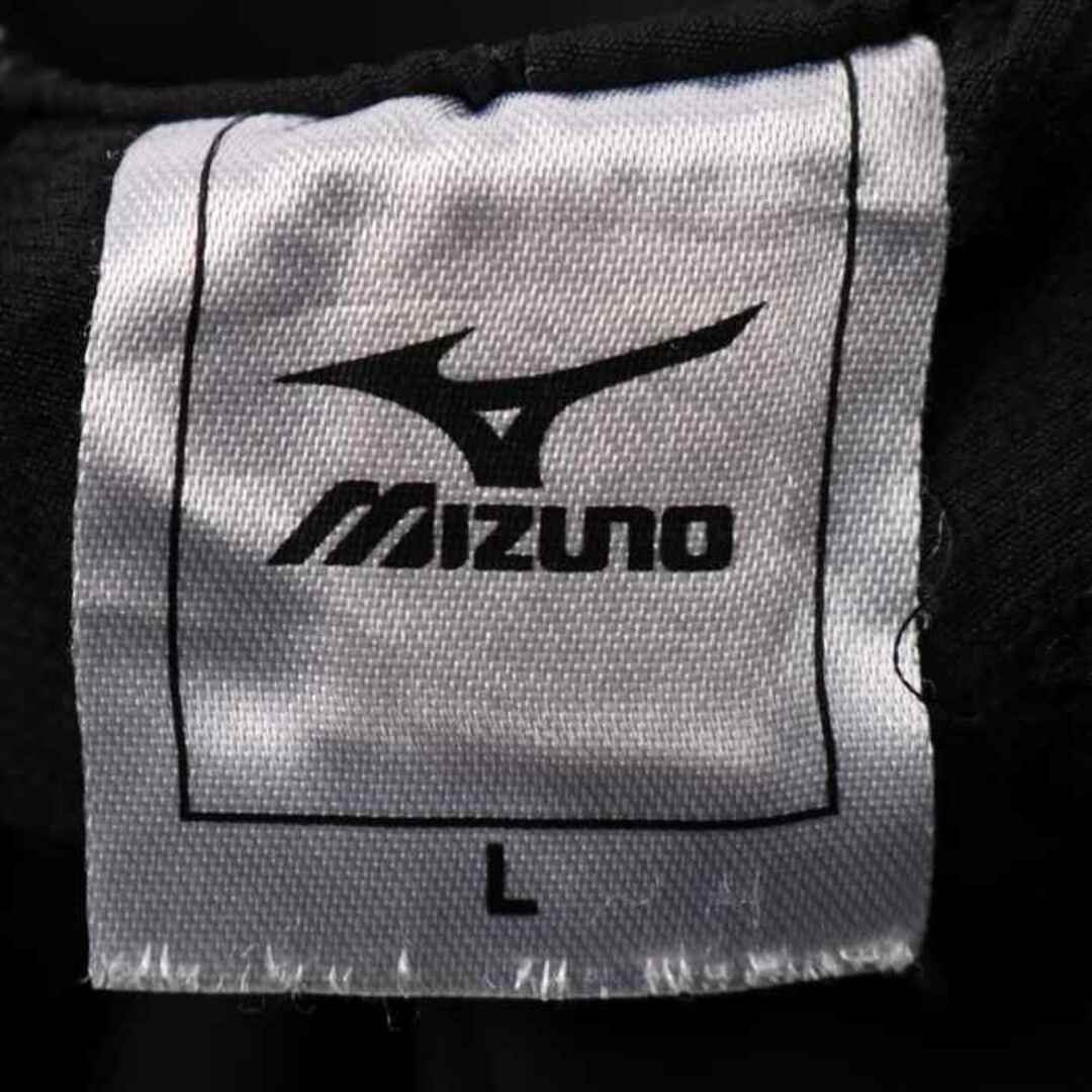 MIZUNO(ミズノ)のミズノ クロップドパンツ ワンポイントロゴ サイドライン スポーツウエア メンズ Lサイズ ブラック Mizuno メンズのパンツ(その他)の商品写真