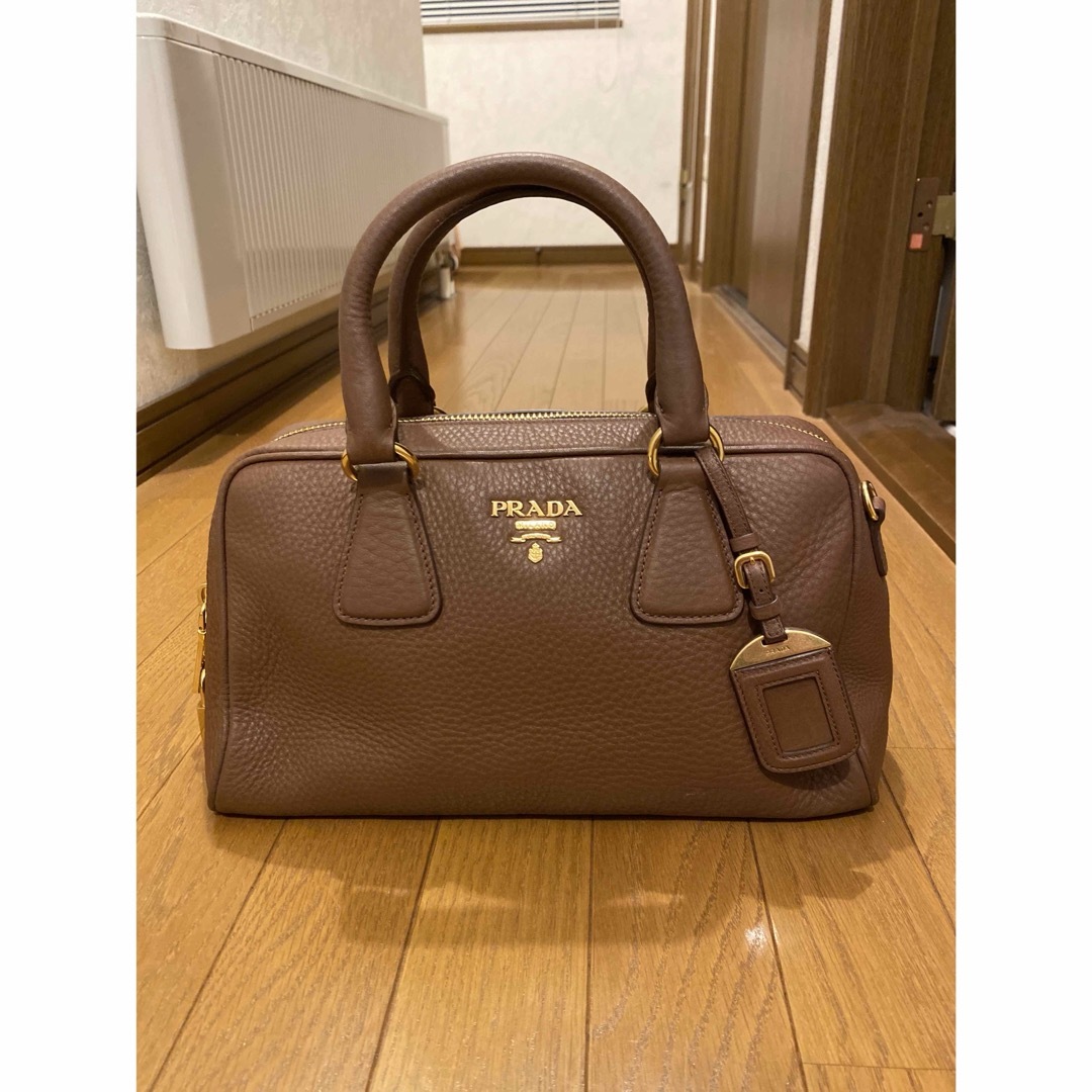 PRADA - PRADA プラダ ハンドバッグ ショルダーバッグ ブラウン