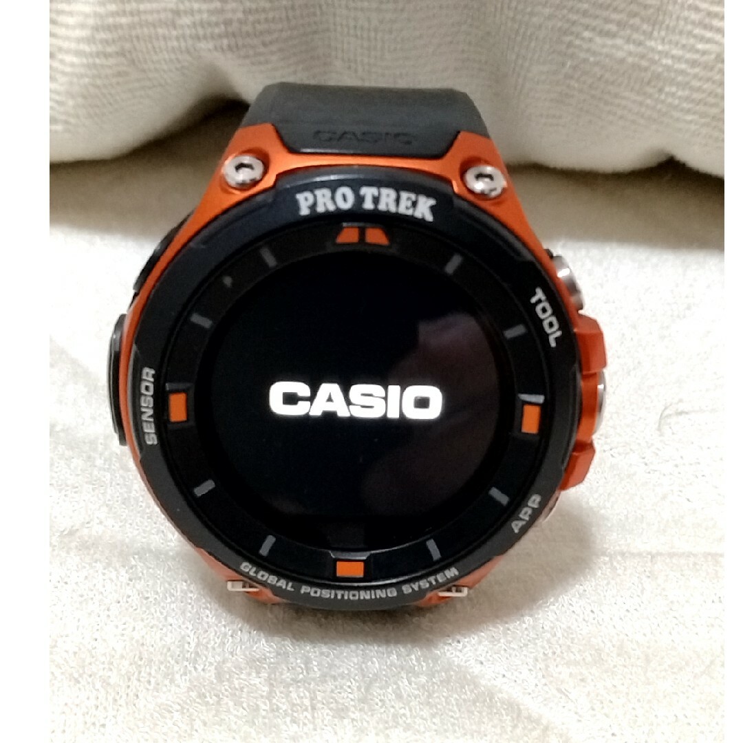 CASIO - CASIO プロトレック スマート WSD-F20 オレンジ×ブラック 付属