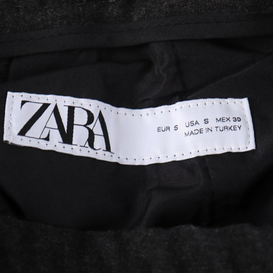 ZARA(ザラ)のザラ ロングパンツ テーパード ストレッチ ボトムス レディース Sサイズ グレー ZARA レディースのパンツ(その他)の商品写真