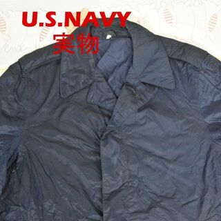 ミリタリー(MILITARY)の米軍 支給品 ミリタリー コート 13417c USA製 USN 実物 00(ミリタリージャケット)