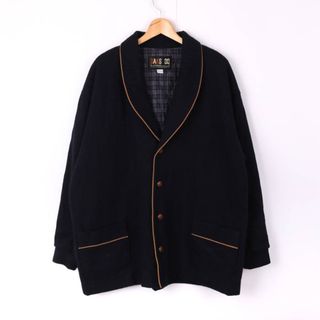 ダックス(DAKS)のダックス ブルゾン ジャケット ウール100% 中綿 アウター 日本製 メンズ Lサイズ ネイビー DAKS(ブルゾン)