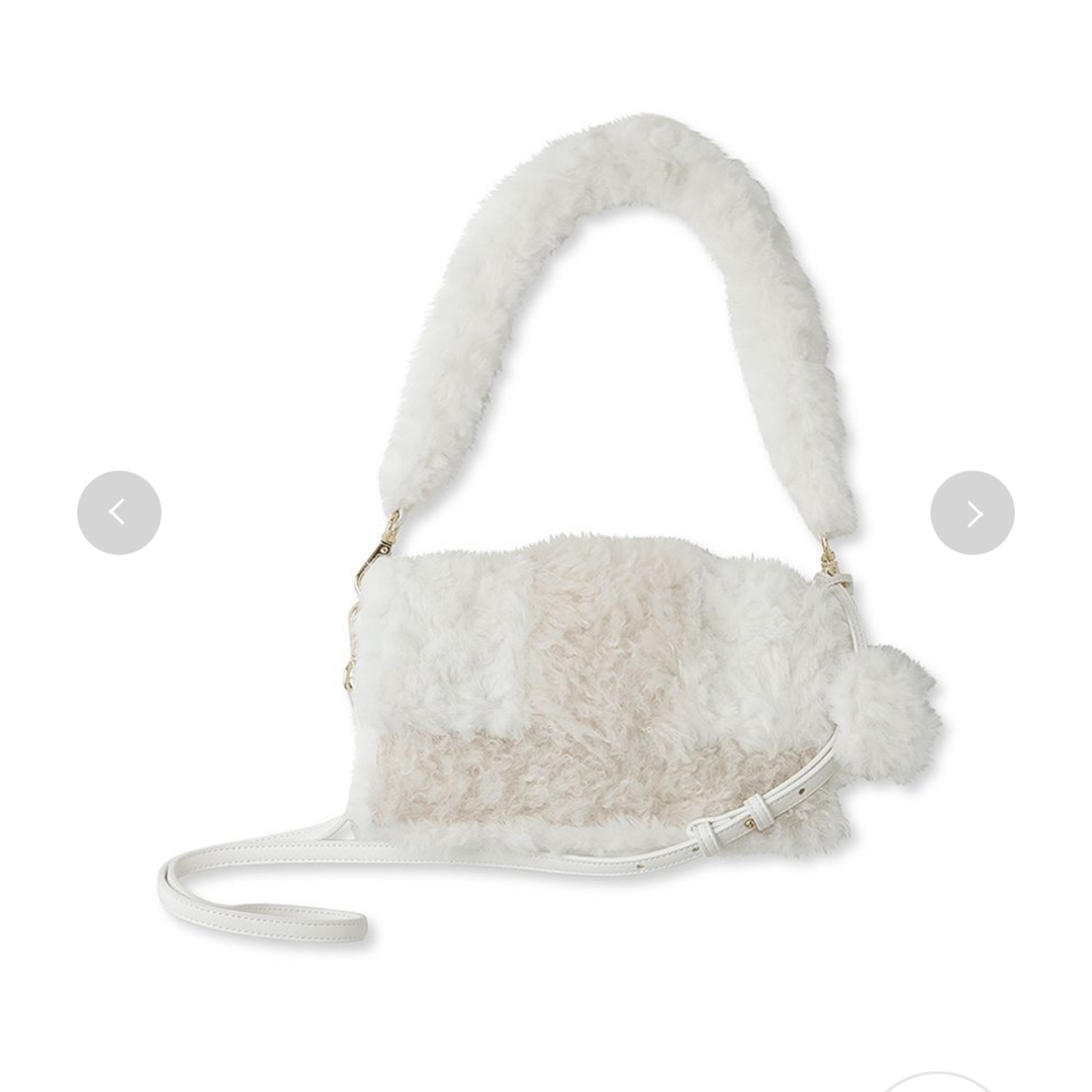 fur fur(ファーファー)のFURFUR（ファーファー）  ファーハンドバッグ レディースのバッグ(ハンドバッグ)の商品写真