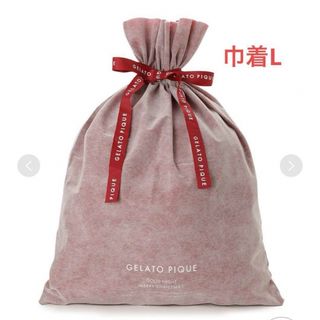 ジェラートピケ(gelato pique)のgelato pique ラッピング　クリスマス　限定　巾着　L ジェラートピケ(ラッピング/包装)