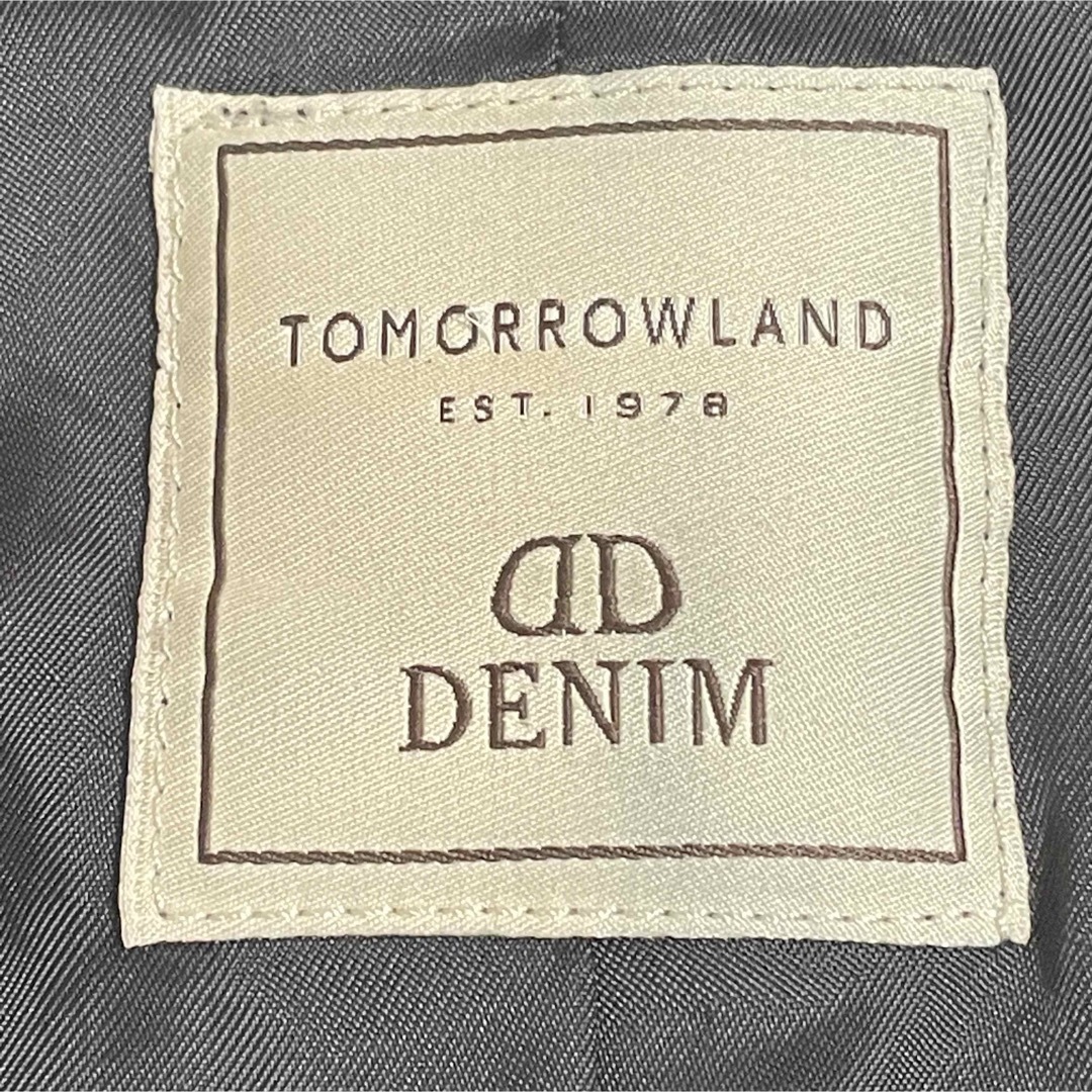 TOMORROWLAND(トゥモローランド)の【tomorrowland × denim】シングルライダース ラムレザー 48 メンズのジャケット/アウター(ライダースジャケット)の商品写真