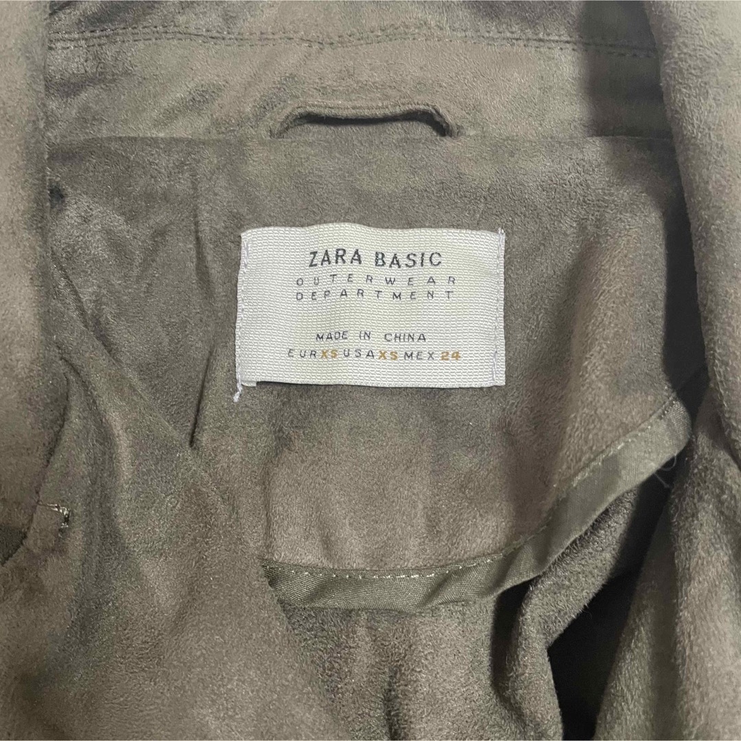 ZARA(ザラ)の【ZARA BASIC】トレンチコート ブラウン レディースのジャケット/アウター(ロングコート)の商品写真