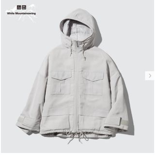 ホワイトマウンテニアリング(WHITE MOUNTAINEERING)のユニクロハイブリッドダウンオーバーサイズパーカ(ダウンジャケット)