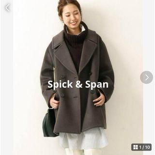 スピックアンドスパン(Spick & Span)の★極美品★Spick & Span ハミルトンラムズウール チェスターコート34(チェスターコート)