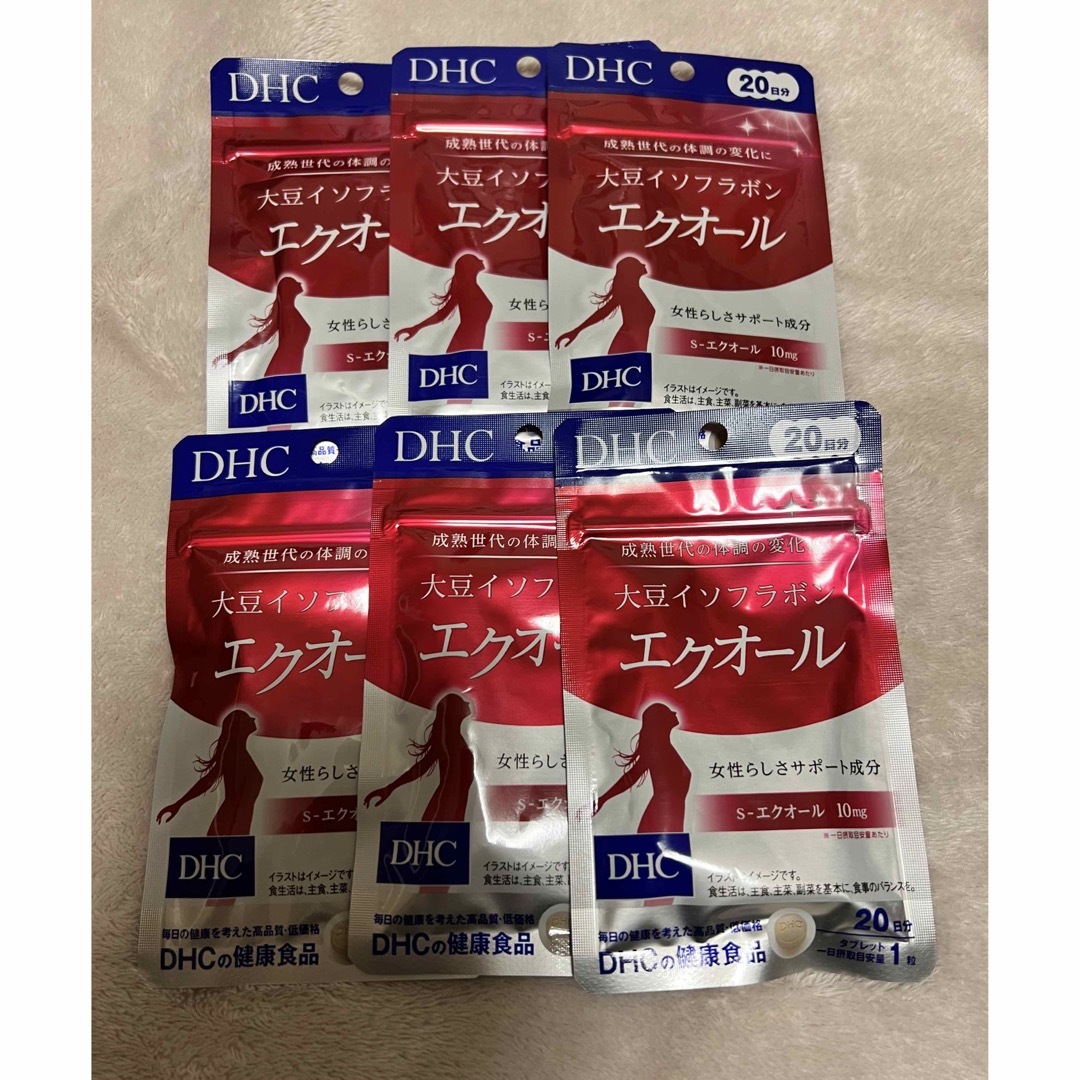 DHC(ディーエイチシー)のDHC エクオール20日分×6袋 食品/飲料/酒の健康食品(その他)の商品写真