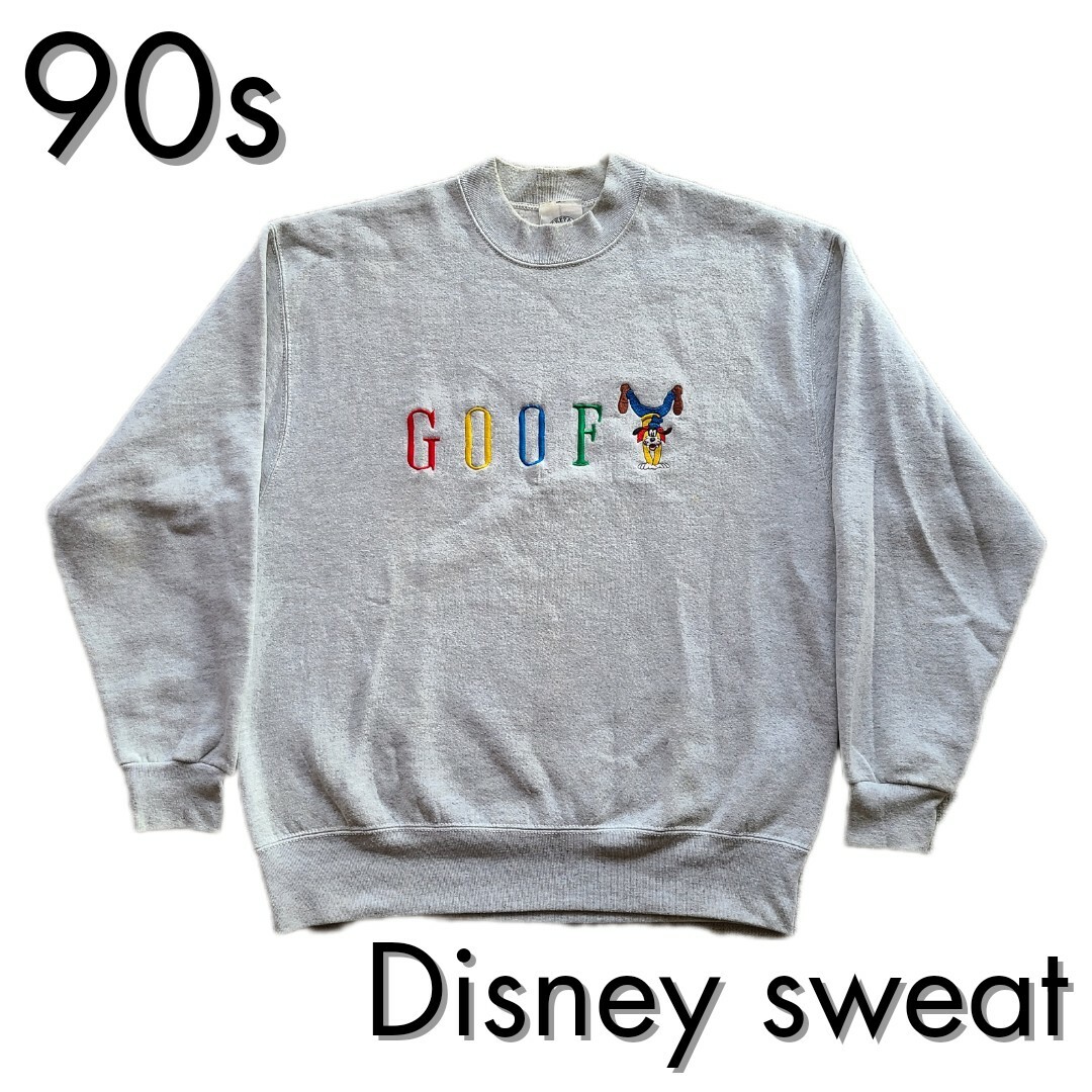 90s vintage Disney "GOOFY" sweat約58cm着丈