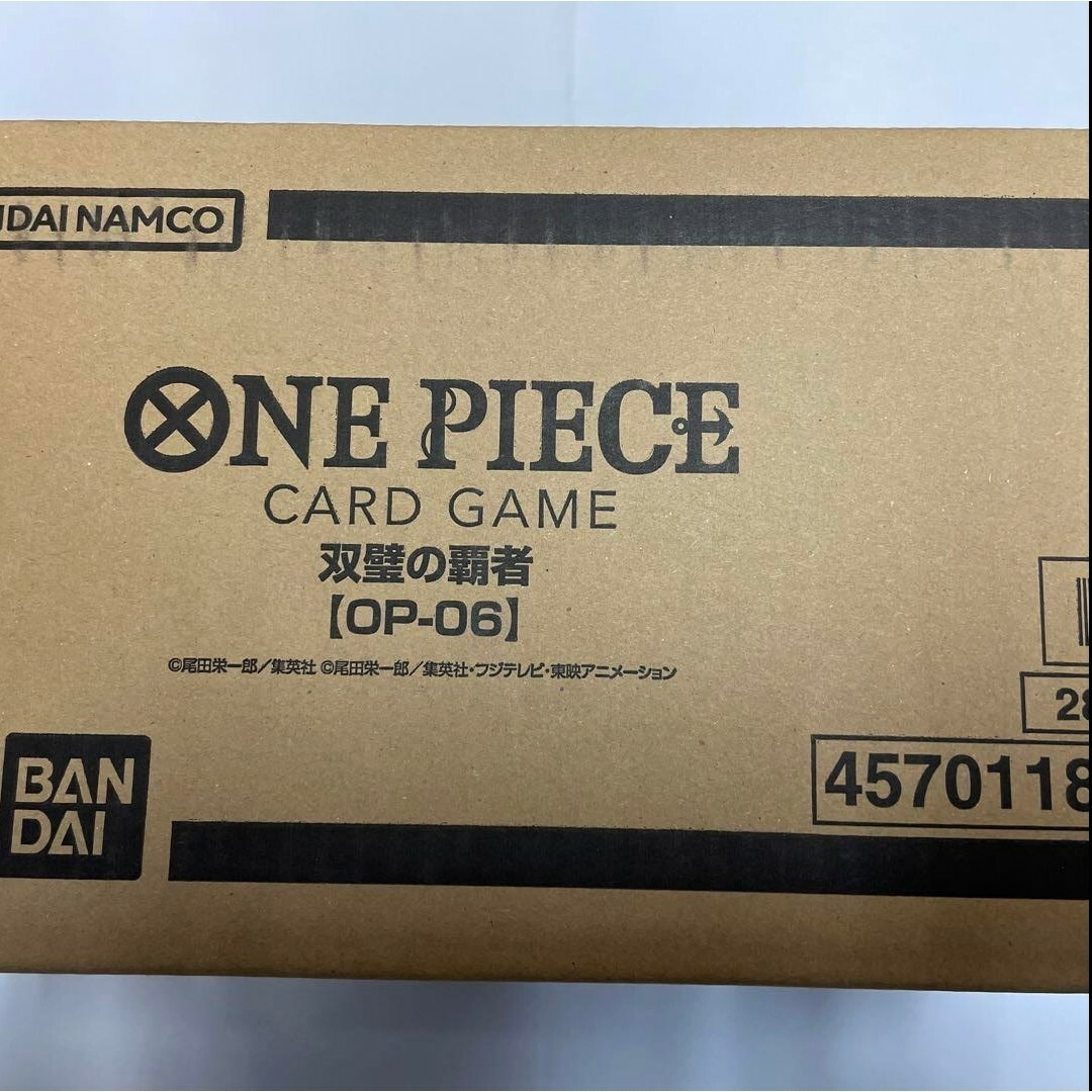 ワンピースカードゲーム 双璧の覇者 新品未開封　カートン　OP-06