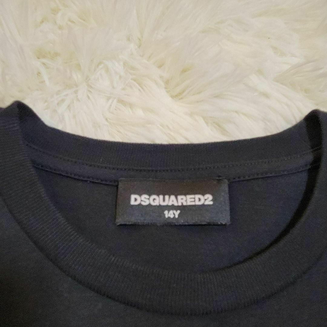 DSQUARED2 - ディースクエアード 炎 ブラック×ピンク かっこいい T