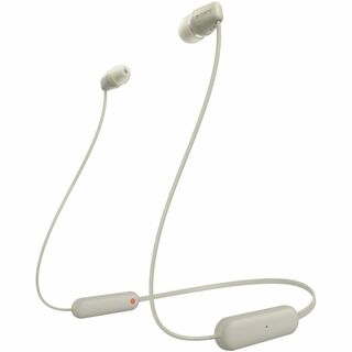 ソニー ワイヤレスイヤホン WI-C100:Bluetooth対応/25時間スタ(ヘッドフォン/イヤフォン)