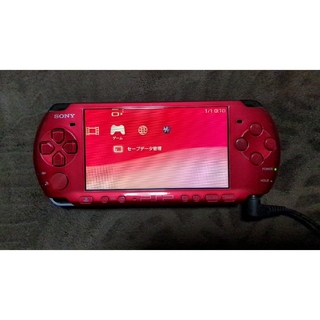 プレイステーションポータブル(PlayStation Portable)のpsp3000 ラディアントレッド(携帯用ゲーム機本体)