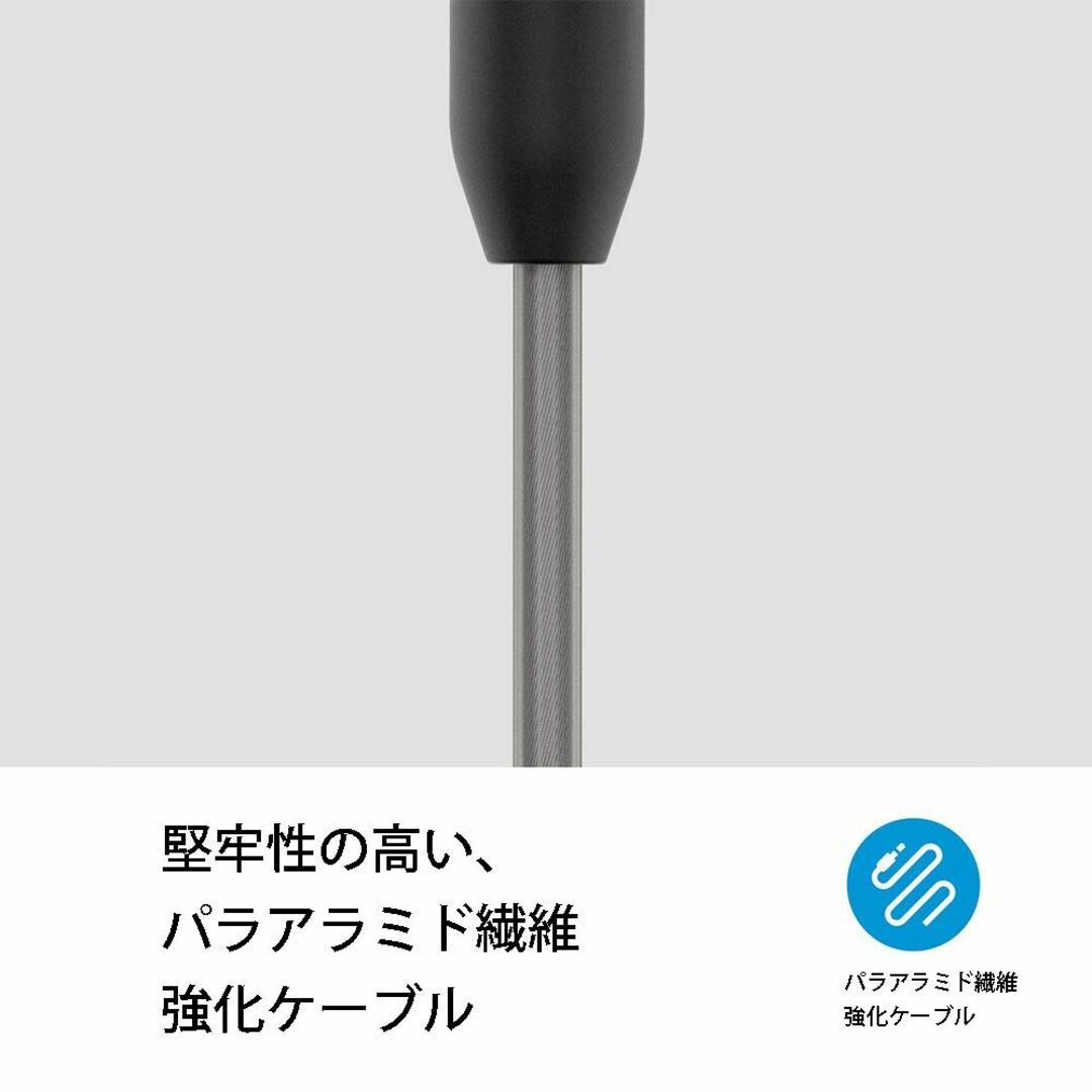 ゼンハイザー Sennheiser イヤホン 有線 IE 300 ブラック ダイ スマホ/家電/カメラのオーディオ機器(ヘッドフォン/イヤフォン)の商品写真