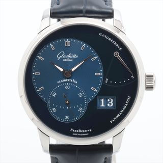 グラスヒュッテオリジナル(Glashutte Original)のグラスヒュッテオリジナル パノマティックルナ SS×革   メンズ 腕時計(腕時計(アナログ))