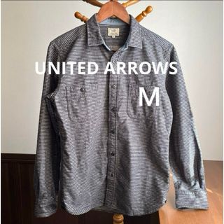 ユナイテッドアローズグリーンレーベルリラクシング(UNITED ARROWS green label relaxing)の中古　ユナイテッドアローズグリーンレーベルリラクシング ボーダーシャツ Ｍ(シャツ)