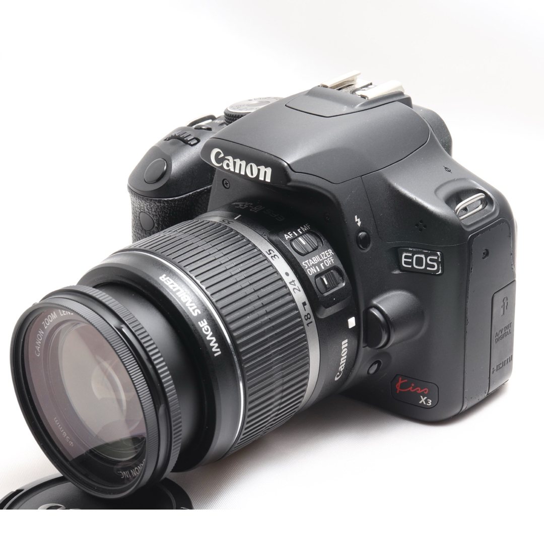 Canon(キヤノン)の✨使いやすさ抜群✨キャノン Kiss X3 レンズセット スマホ/家電/カメラのカメラ(デジタル一眼)の商品写真