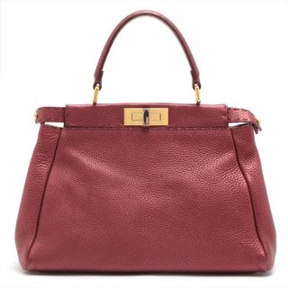 フェンディ(FENDI)のフェンディ ピーカブー セレリア レザー  レッド レディース ハンドバッ(ハンドバッグ)