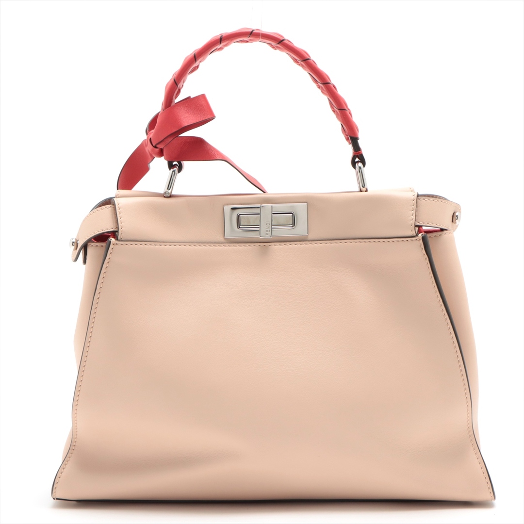 FENDI - フェンディ  レザー  ベージュ レディース ハンドバッグ