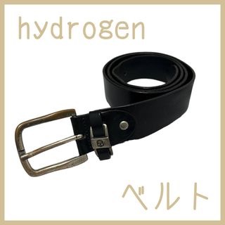 ハイドロゲン(HYDROGEN)のHYDROGEN レザーベルト ブラック(ベルト)