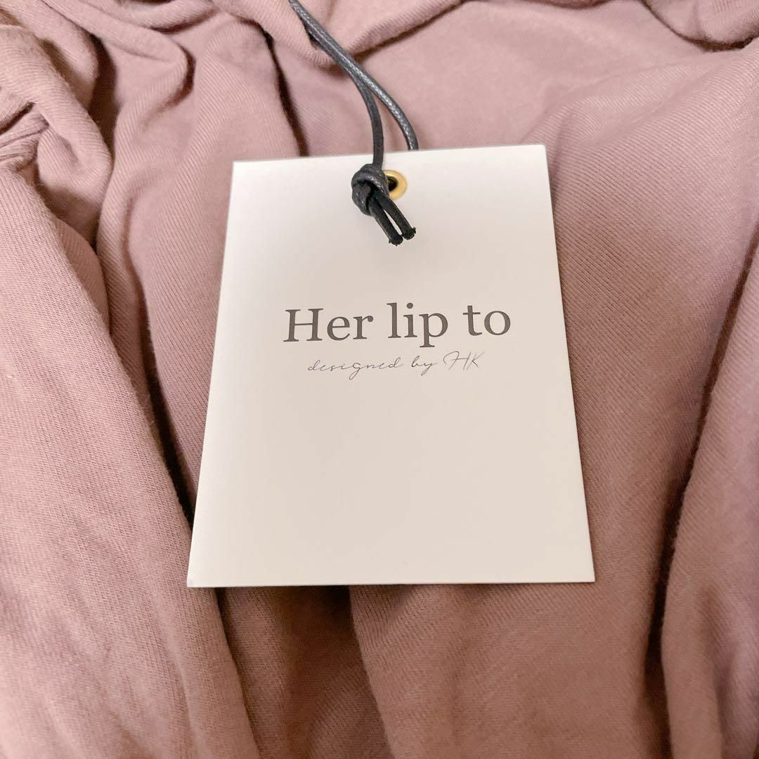 Her lip to(ハーリップトゥ)の新品 Cache Coeur Jersey Long Dress レディースのワンピース(ロングワンピース/マキシワンピース)の商品写真