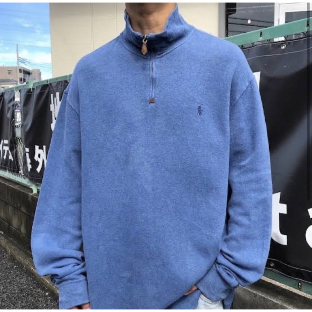 POLO RALPH LAUREN - 90's Polo by Ralph Lauren ハーフジップ ニット