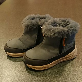 ザラキッズ(ZARA KIDS)のブーツ 14.3cm グレー系 子供 ZARA KIDS(ブーツ)