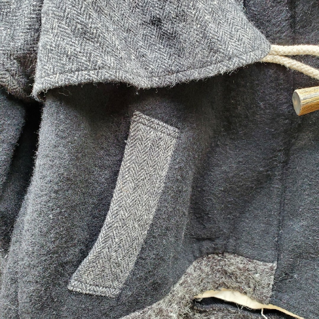fur fur(ファーファー)のYOiM furfur 切り替え ショート丈 ダッフルコート ジャケット レディースのジャケット/アウター(ダッフルコート)の商品写真