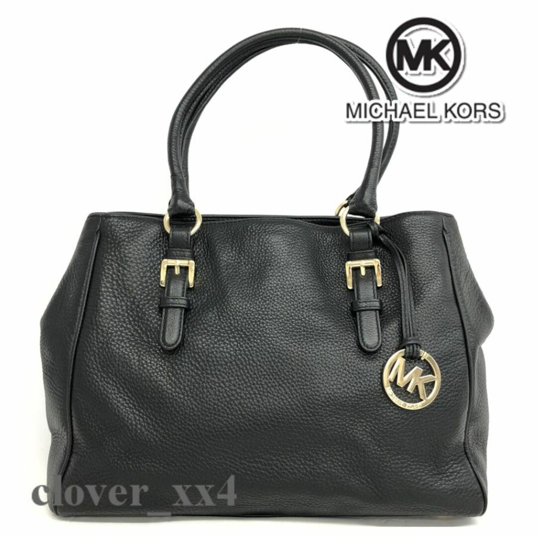 マイケルコース トートバッグ A4 美品 ブラック 黒 MICHAEL KORS